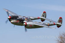 Load image into Gallery viewer, FlightLine P-38L Lightning "Pacific Silver" 1600mm (63") Wingspan - PNP - (OPEN BOX)