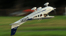 Load image into Gallery viewer, FMS Sky Trainer G-KEMY V2 5ch Blue 1410mm (55.5") Wingspan - PNP