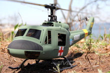Load image into Gallery viewer, RotorScale UH-1A Huey Medic Green 450 Size Helicopter - PNP