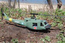 Load image into Gallery viewer, RotorScale UH-1A Huey Medic Green 450 Size Helicopter - PNP