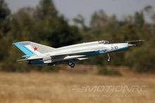 Load image into Gallery viewer, Freewing Mig-21 Blue 80mm EDF Jet - ARF PLUS
