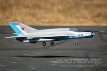 Load image into Gallery viewer, Freewing Mig-21 Blue 80mm EDF Jet - ARF PLUS

