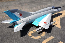 Load image into Gallery viewer, Freewing Mig-21 Blue 80mm EDF Jet - ARF PLUS
